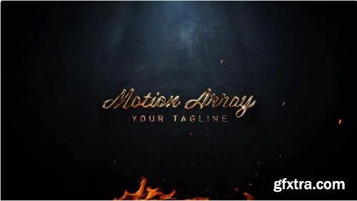 Gold & Fire Logo - After Effects 244157