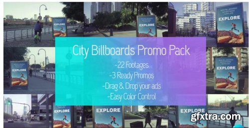 City Billboards Mockup Promo Pack - After Effects 222076