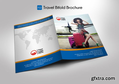 Travel Bifold Brochure Template