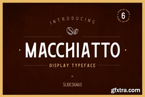 CreativeMarket - Macchiato Display Font 3897281