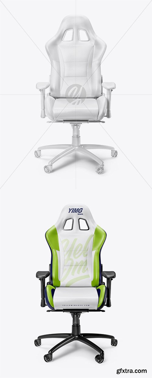 Gaming Chair Mockup - Front View 27451