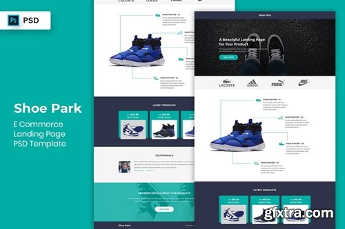 Ecommerce - Landing Page PSD Template-02