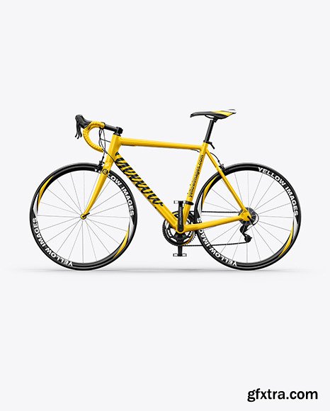 Road Universal Bicycle Mockup - Left Side View 45694