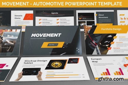 Movement - Automotive Powerpoint Template