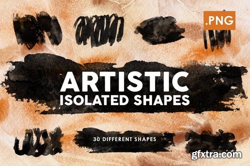Artistic Isolated Shapes 01