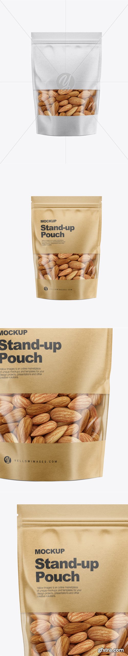 Kraft Stand-Up Pouch Mockup 34801