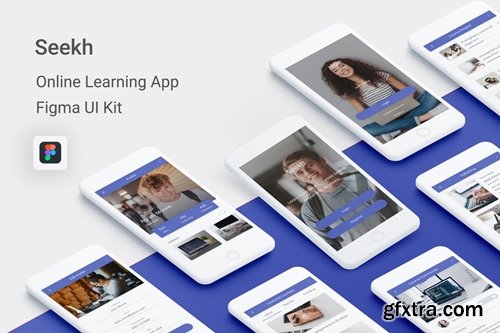 Seekh - Online Learning UI Kit for Figma