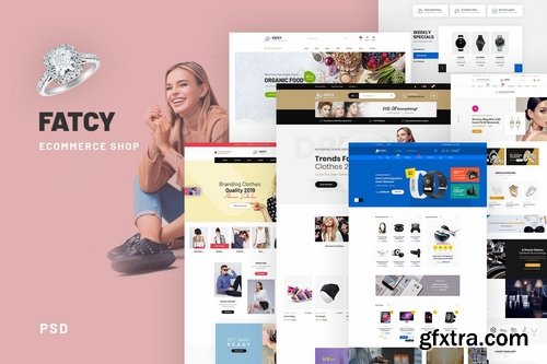 Fatcy Shopping - eCommerce PSD Template