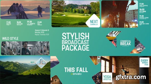 VideoHive Stylish Broadcast Package 18149617