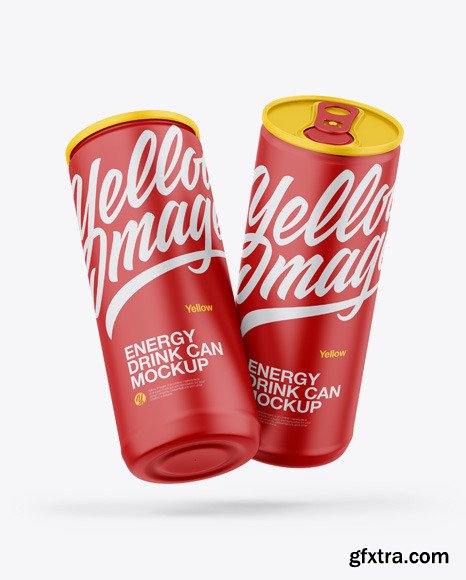 Two Matte Cans Mockup 45921