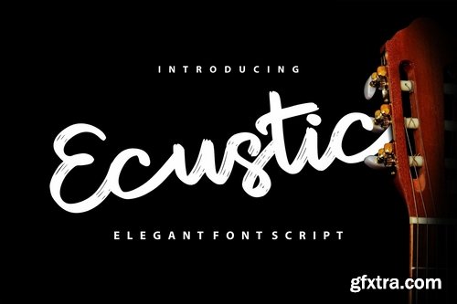 Ecustic | Elegant Script Font