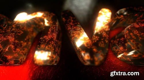 VideoHive Fire Grunge Logo Reveal 8530410