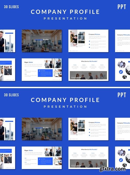 Company Profile Presentation Template - (PPT) and Keynote (KEY)