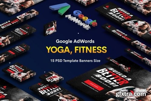 Gym & Fitness Banners Ad