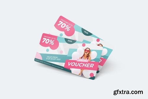 Woman Fashion Gift Voucher Card