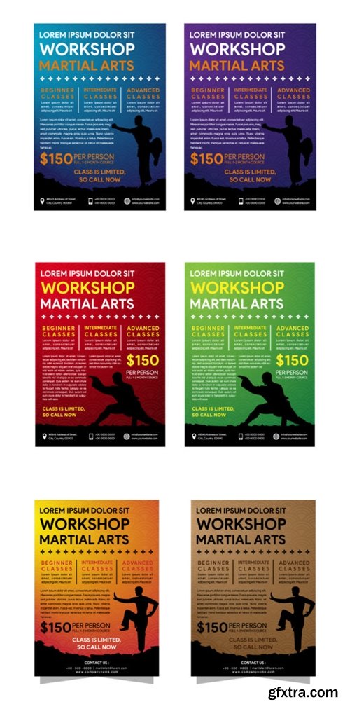 Martial Art Workshop Flyer and Brochure