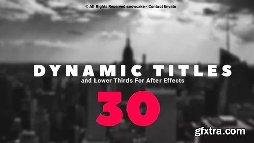 Videohive - Dynamic Titles and Lower Thirds - 23918291