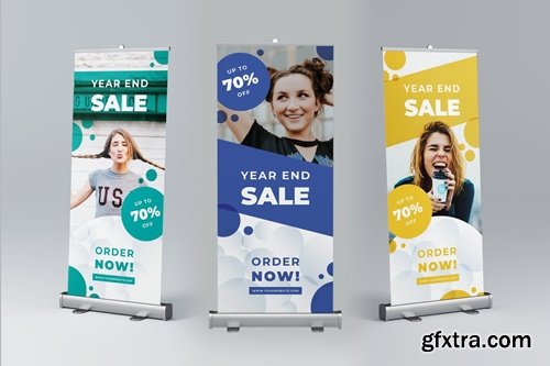 Sale Fashion Roll Up Banner Promotion