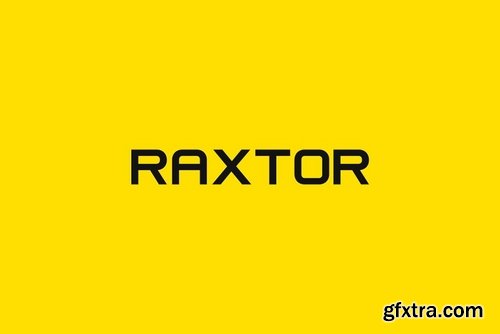 CM - RAXTOR - Display Headline Typeface 3933877