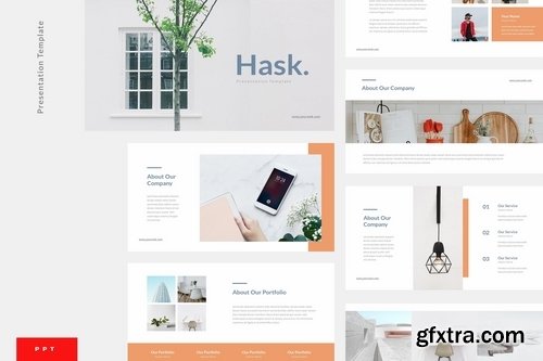 Hask - Corporate Powerpoint Google Slides and Keynote Templates