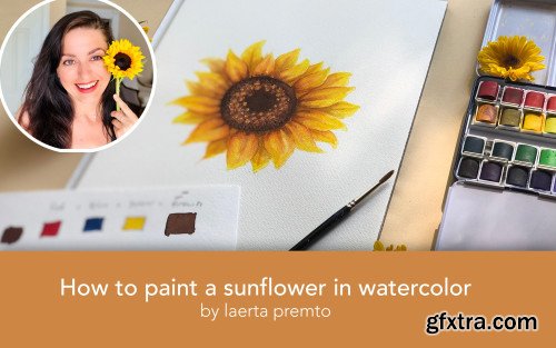 How to Paint a Sunflower in Watercolor