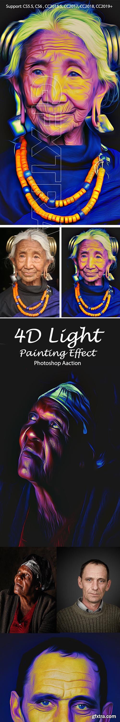 GraphicRiver - 4D Light Painting Effect 24043976