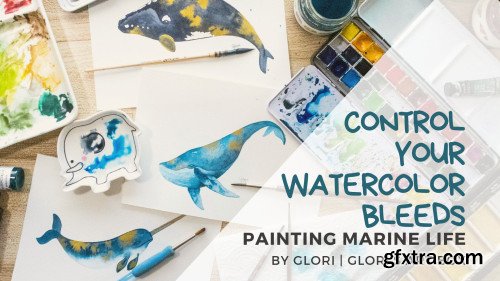 Control Your Watercolour Bleeds: Painting Marine Life