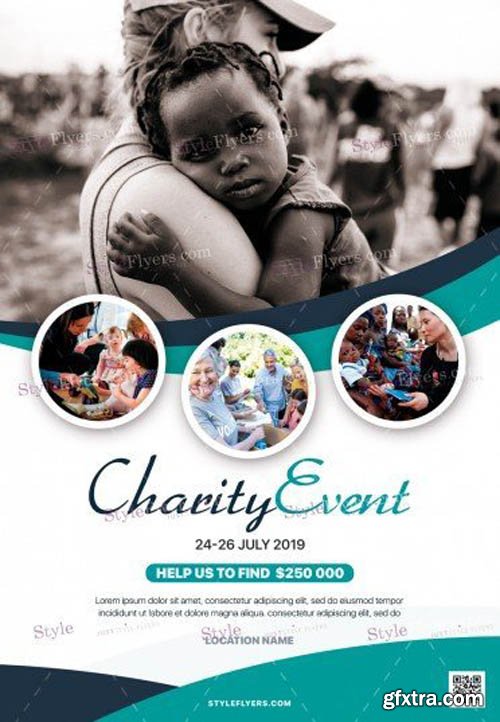 Charity Event V16 2019 PSD Flyer Template