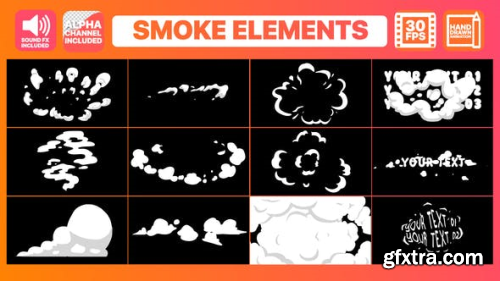 VideoHive 2D Cartoon Smoke After Effects 24137889