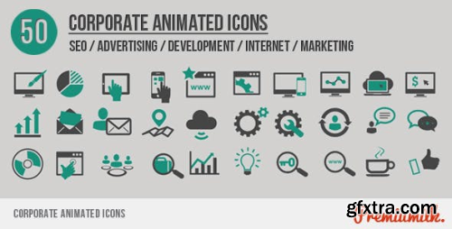 VideoHive Corporate Animated Icons 5710044