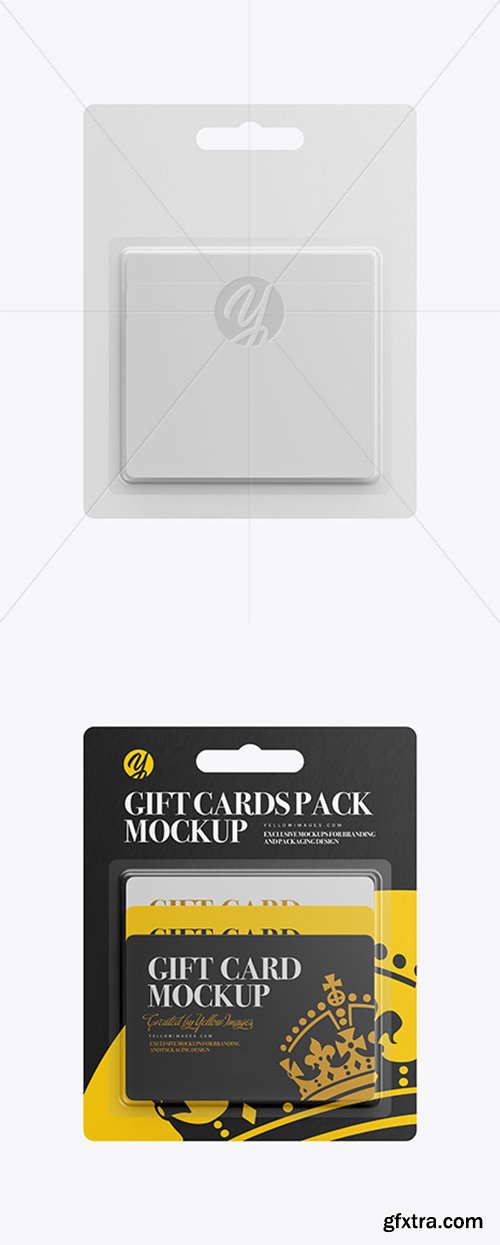 Gift Cards Pack Mockup 38178