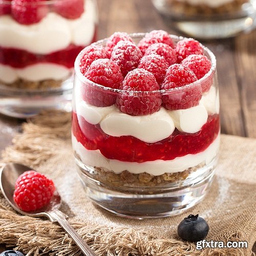 Karl Taylor Photography - Food Photography: Raspberry Dessert