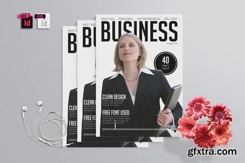 Business Magazine Template