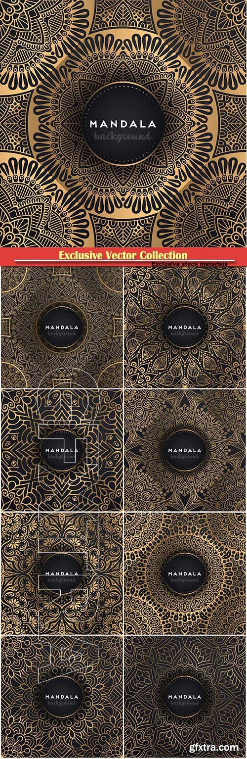 Luxury ornamental mandala vector