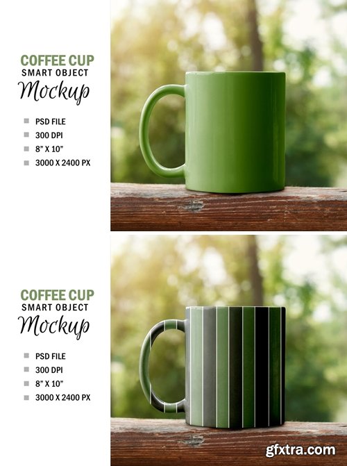 Smart Object Cup Sublimation Mockup