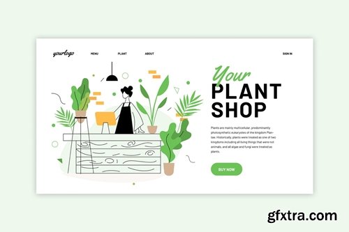 Plant Shop - Landing Page