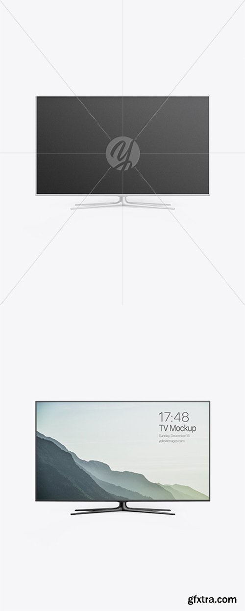 TV Mockup - Front View 37616