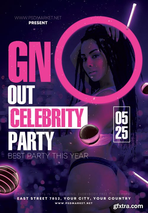 Gno out - Premium flyer psd template