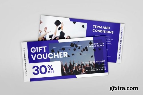 Graduation Photoshoot AI and PSD Gift Voucher