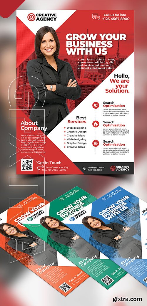 Corporate Business PSD Flyer 2