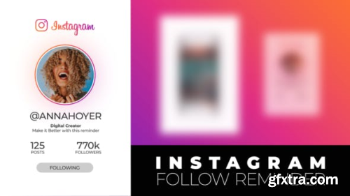 VideoHive Instagram Follow Reminder 24181570