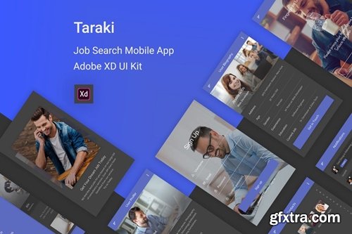 Taraki - Job Search Adobe XD UI Kit