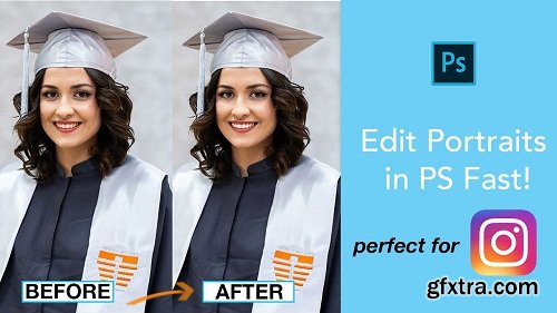 Fast and Simple Edit and Retouch Portraits with Blemishes and Scars. Quick in Adobe Photoshop