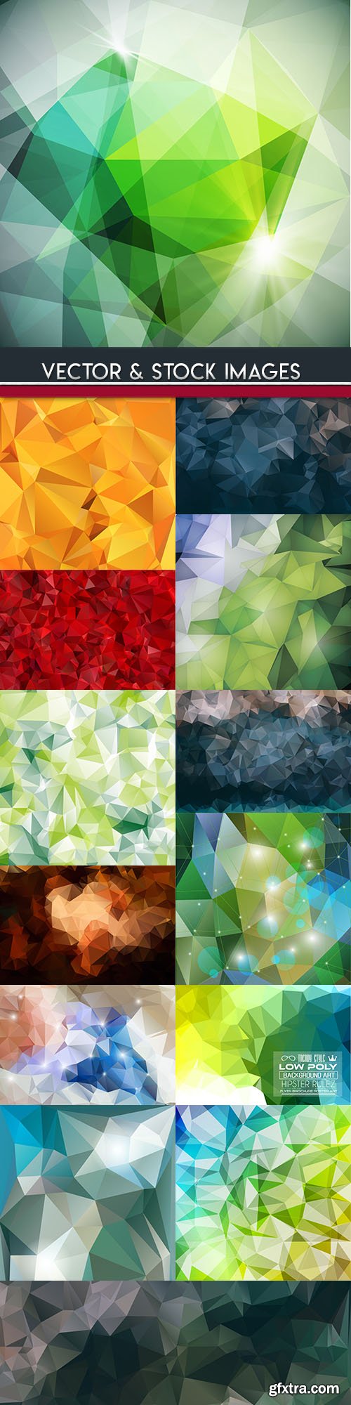 Polygon abstract creative modern background