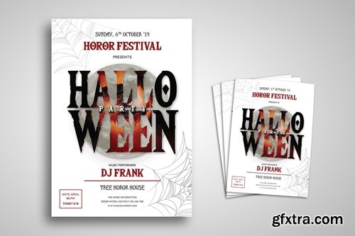 Halloween Party Flyer Promo Template