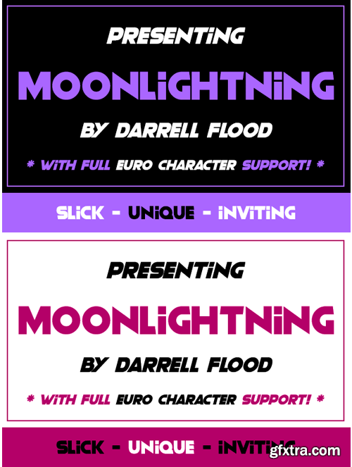 Moonlightning Font