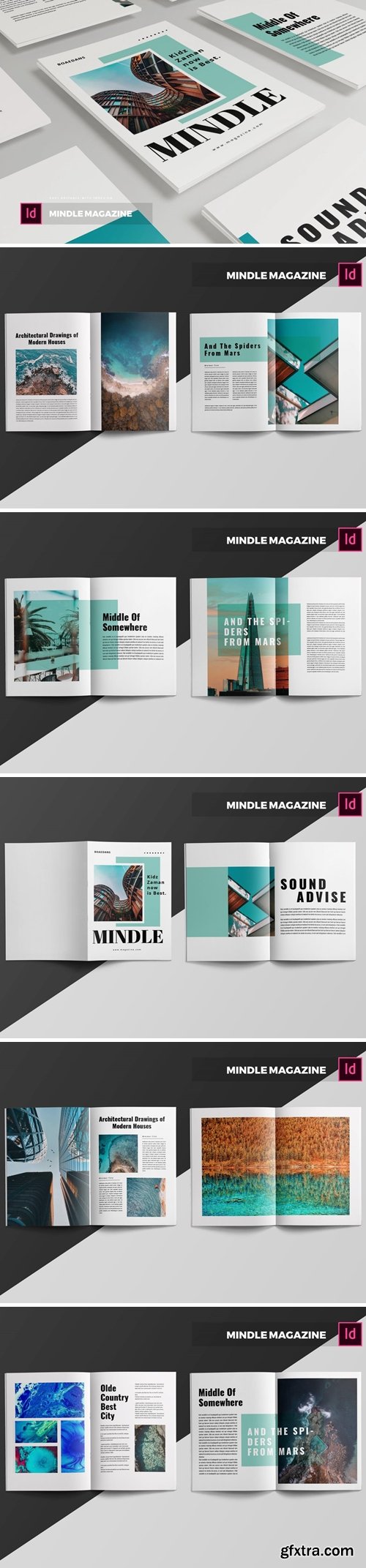 Mindle| Magazine Template