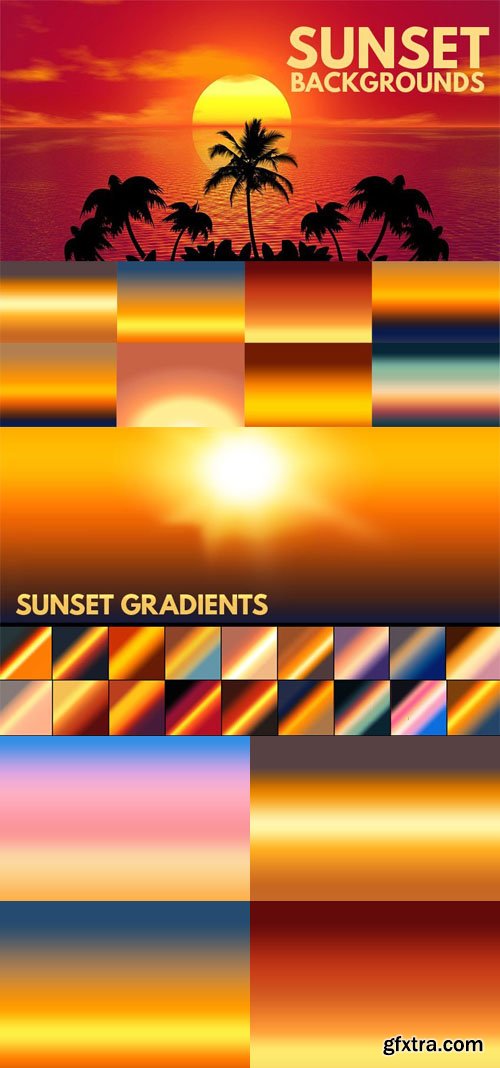 20 Sunset Gradients for Photoshop