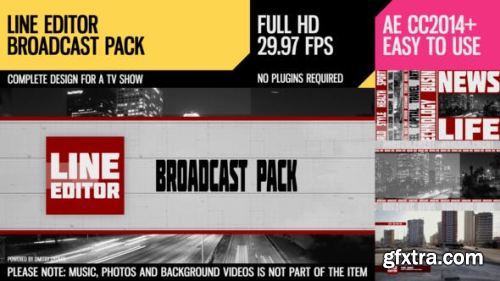 VideoHive Line Editor (Broadcast Pack) 2894280