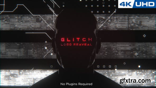VideoHive Glitchy Human Logo Reveal 23280312